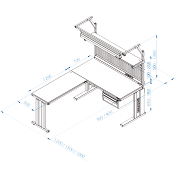 Промышленная мебель, Novator, столы Новатор