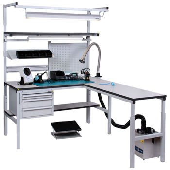 BT-12-9 ESD, антистатический стол, стол рабочий basic, стол монтажный антистатический, антистатическая мебель, антистатические столы esd, мебель novator, купить, каталог, цена